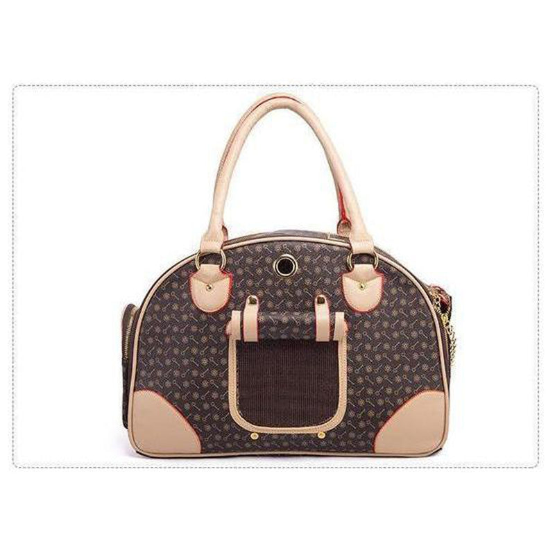 Chewy Vuitton Look Dog Carry Bag - Furbabeez Pet Boutique