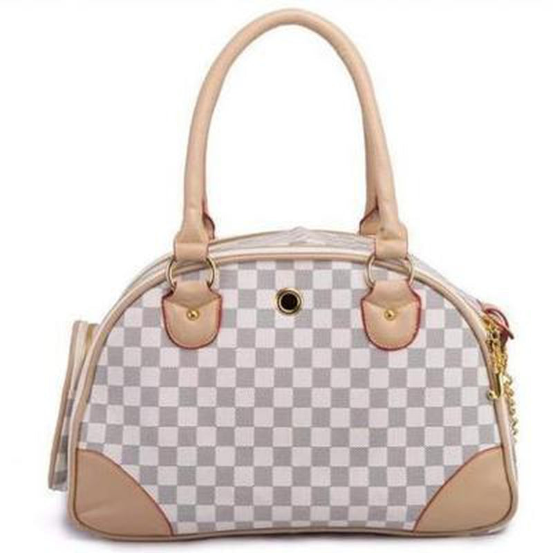 Chewy Vuitton Look Dog Carry Bag - Furbabeez Pet Boutique