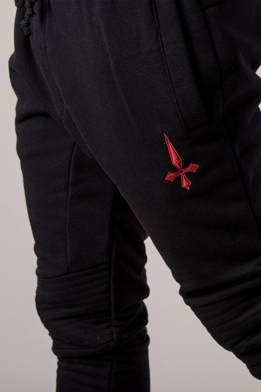 jogging bottoms black