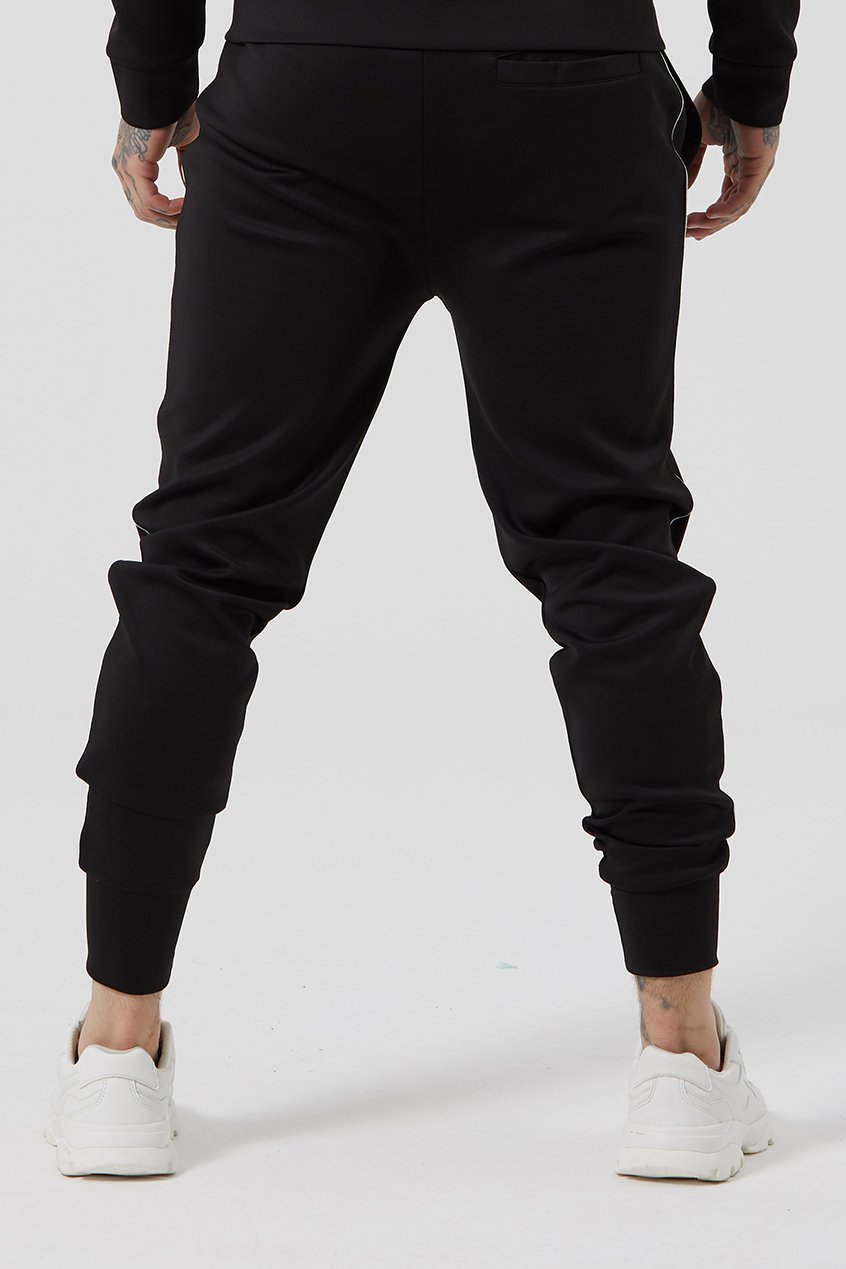 black mens jogging bottoms