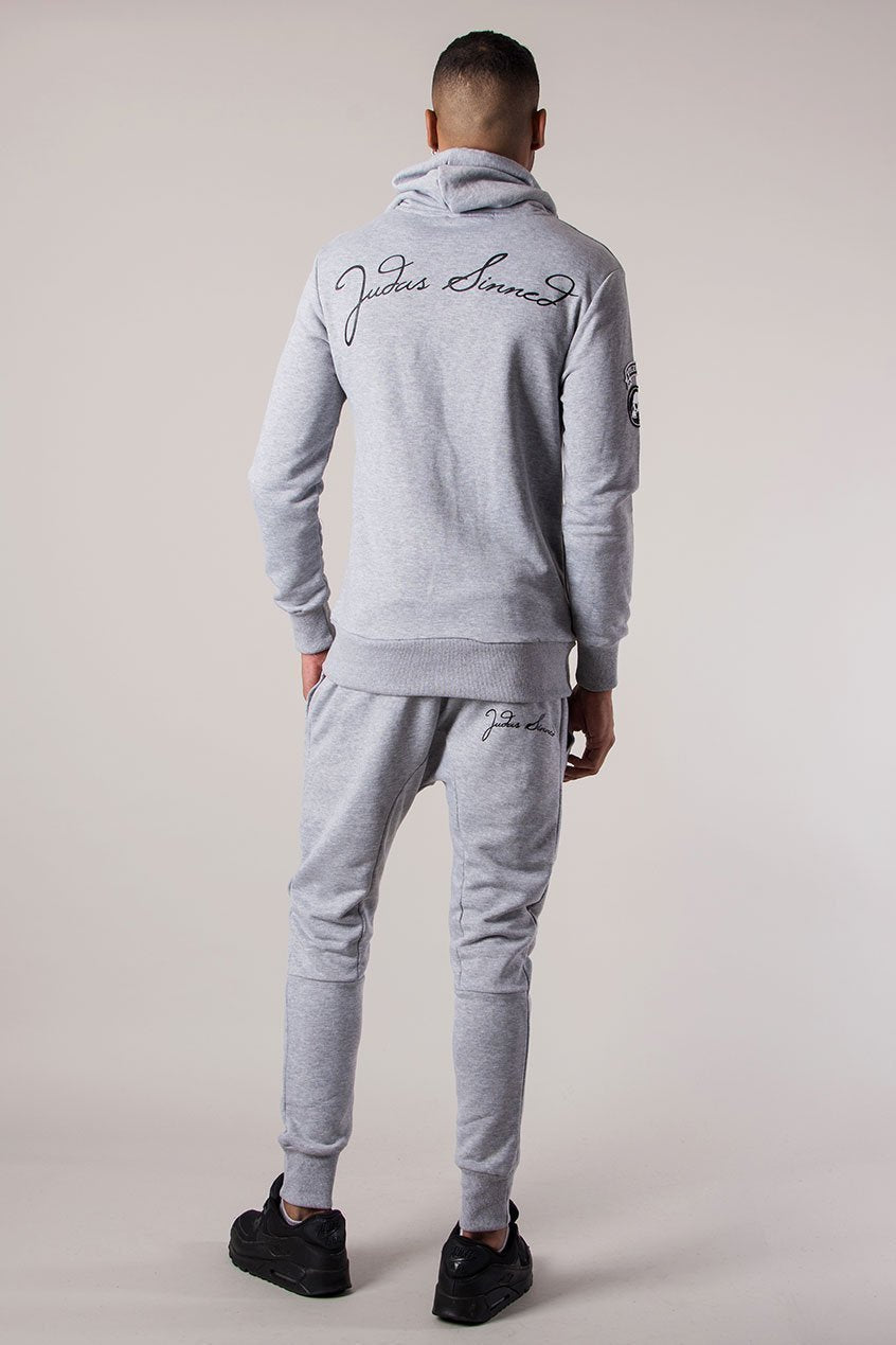 grey marl tracksuit mens