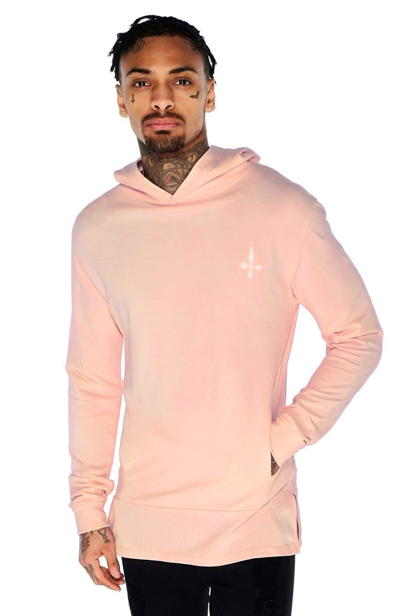 dusty pink hoodie mens