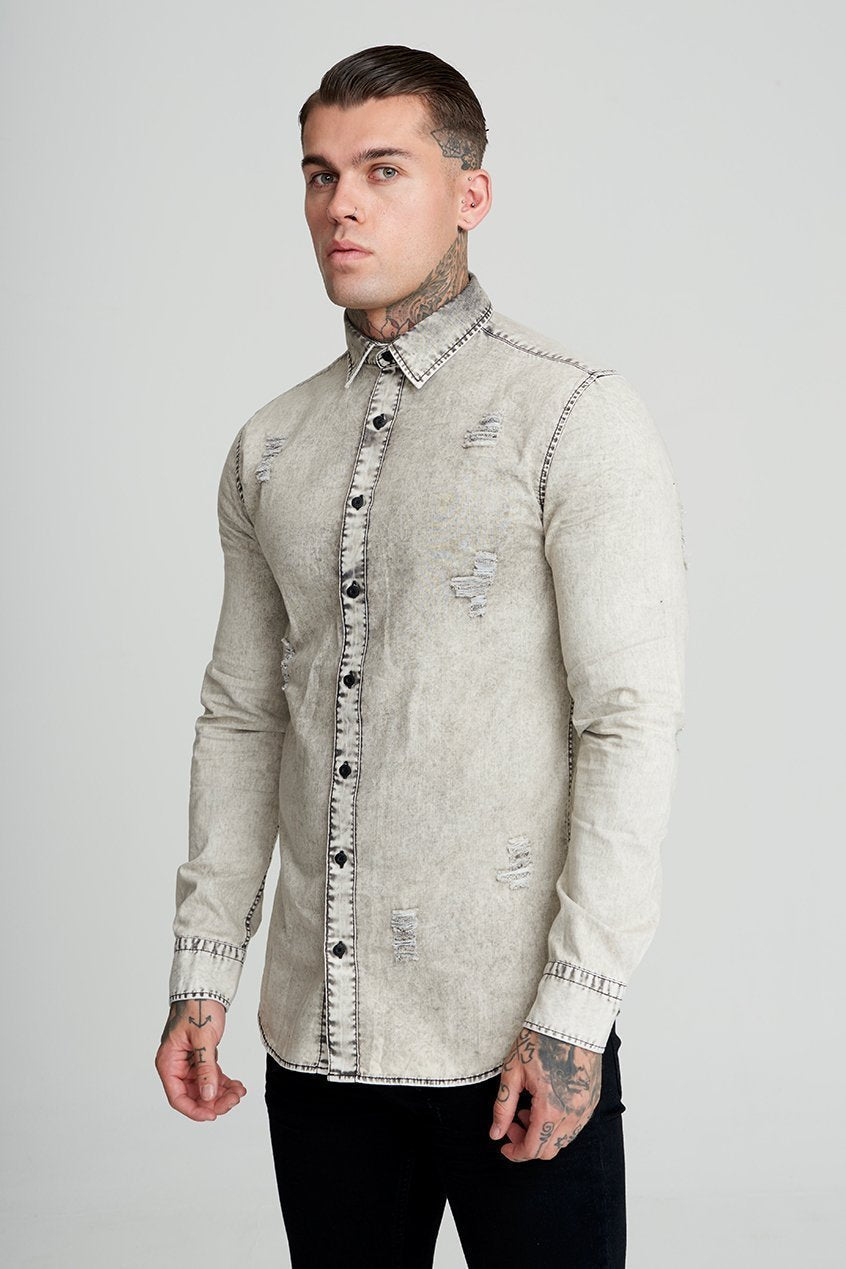 light grey shirt mens