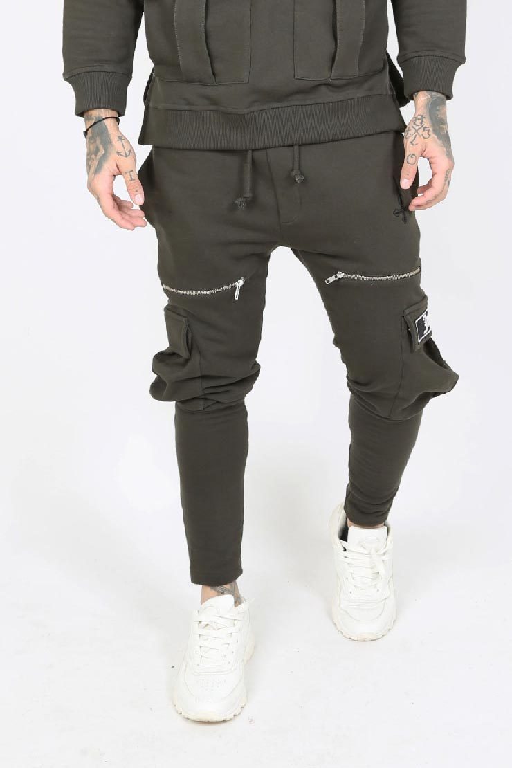 zip joggers mens