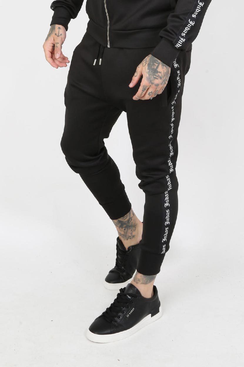 mens taped joggers