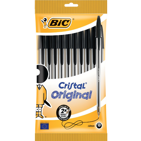 spel meubilair baas BiC Cristal Medium Ball Pen Pack of 10 | Stationery