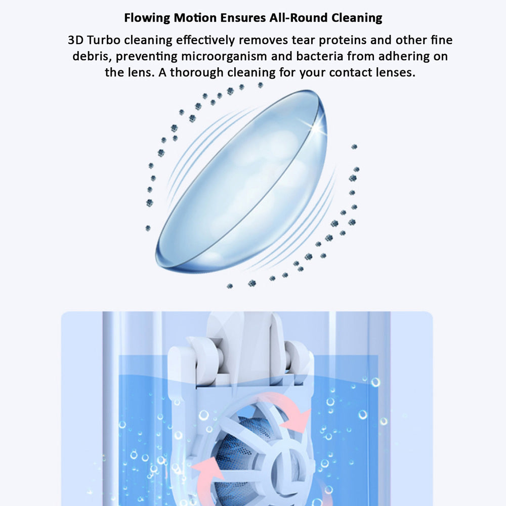 Spinning Contact Lenses Cleaner