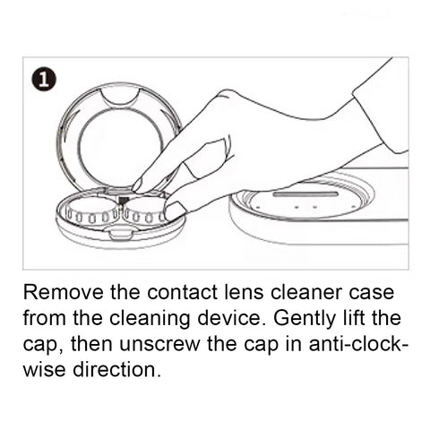 how to operate 3N Contact Lens Cleaner 5.0 PRO