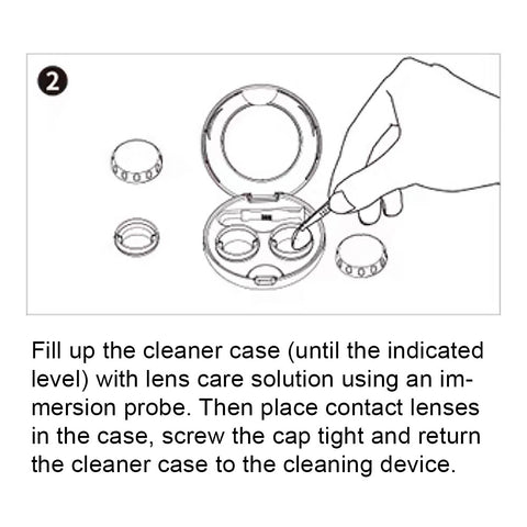 how to operate 3N Contact Lens Cleaner 5.0 PRO