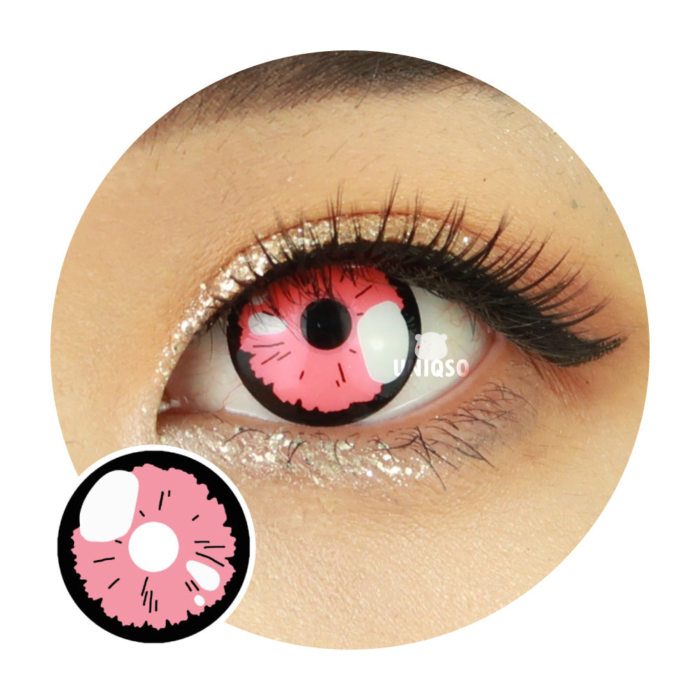 Real Anime Pink Colored Contacts | Prescription – UNIQSO