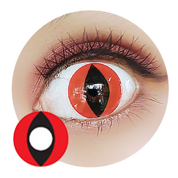 Cat Eyes - Red  Non-Prescription Only – Brilliant Eye Candy