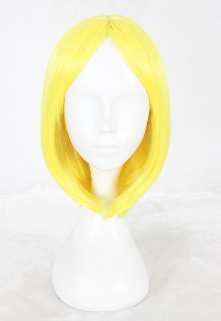 yellow cosplay wig