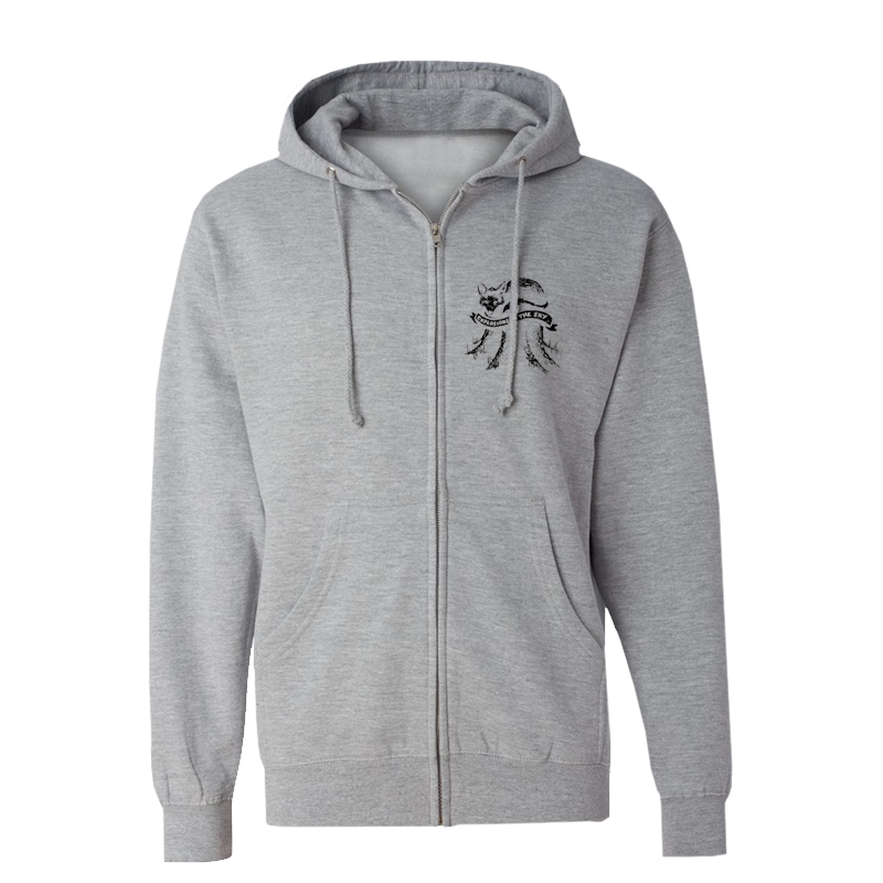 fox zip hoodie