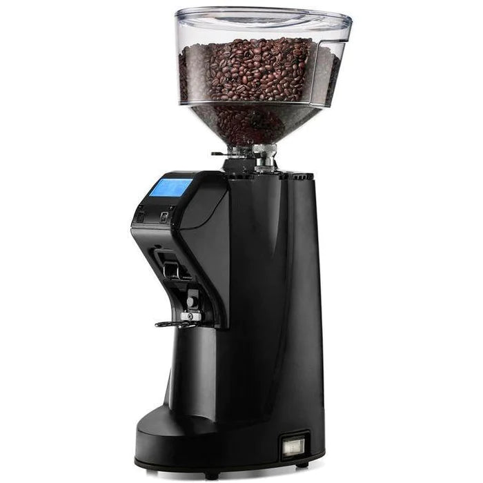 Flyseago Burr Coffee Grinder Electric Espresso Grinder Commercial & Homeuse  Silent Small Coffee Bean Grinder with Hopper Adjustable Grind, With Brush