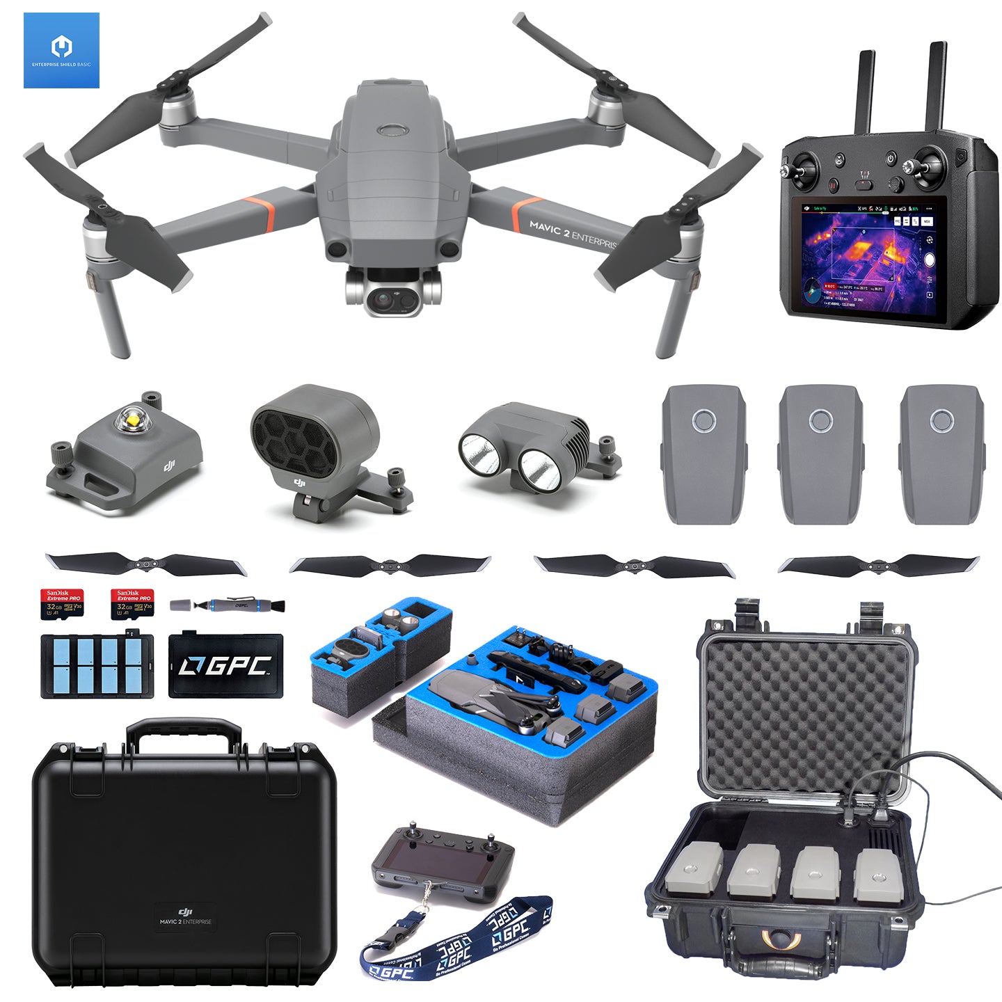 Dji Mavic 2 Enterprise Dual W Smart Controller Quicktac Bundle