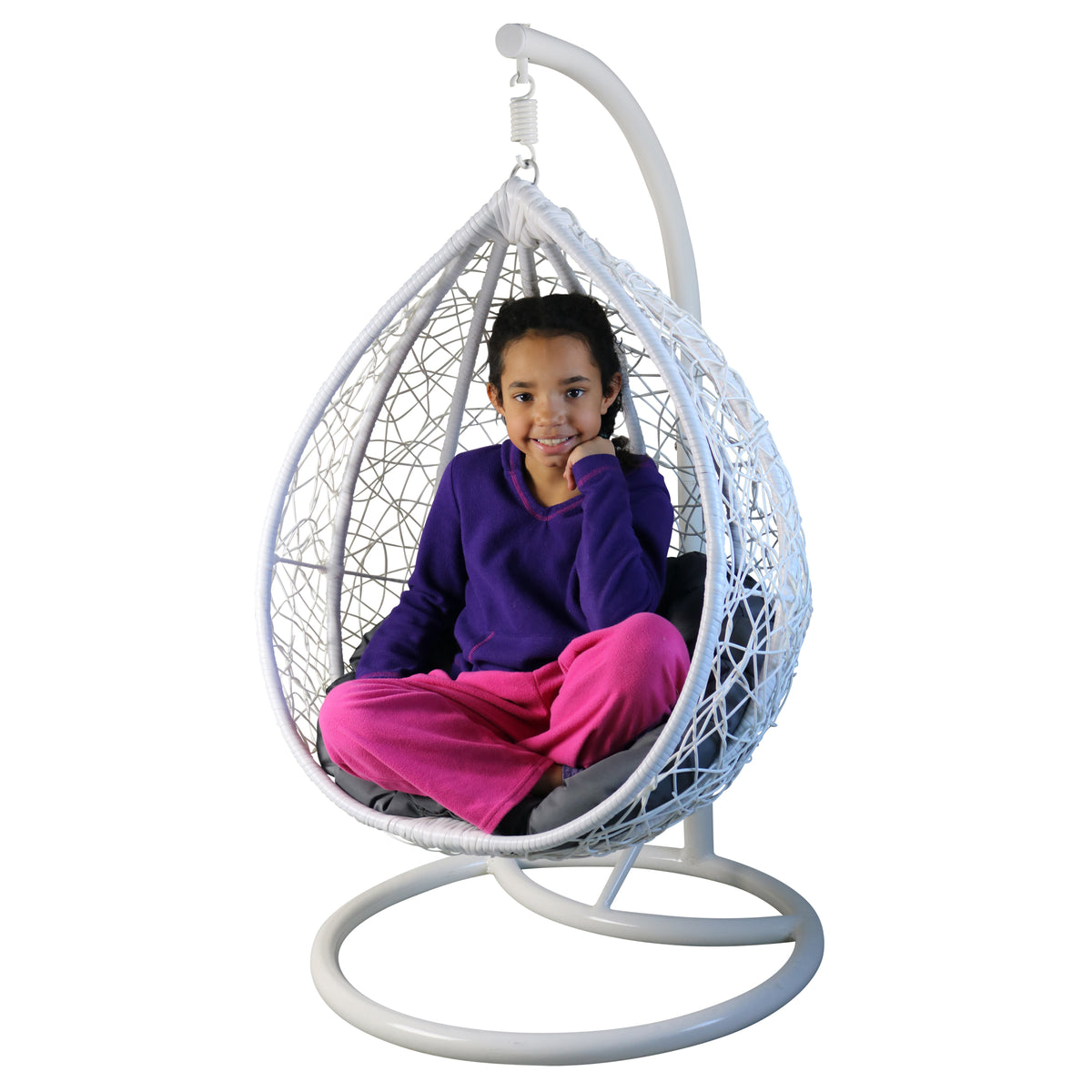 cozy hanging pod chair