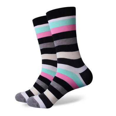 The Thompson Socks, Striped Socks, Fun Dress Socks