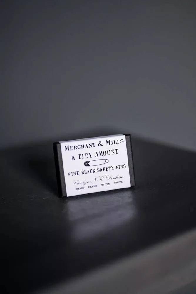 M & M Black Safety Pins