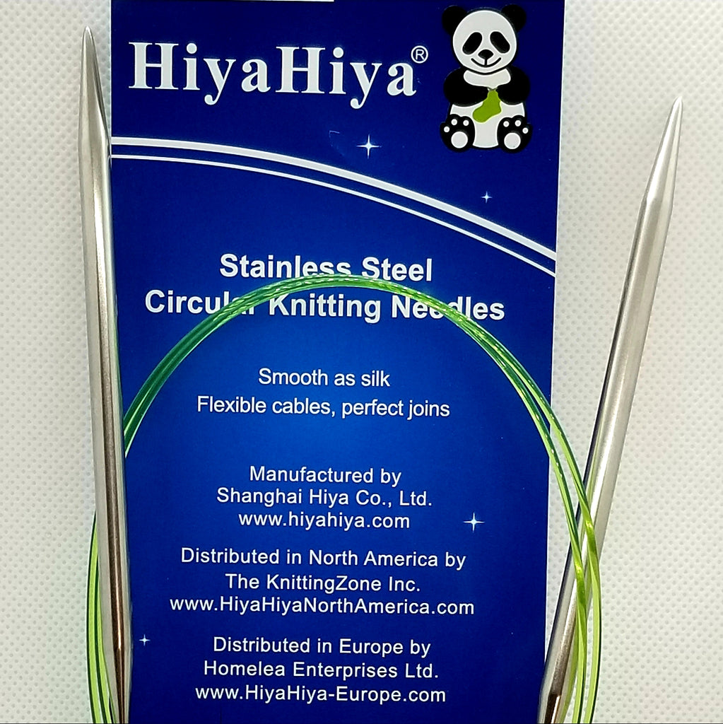 Hiya Hiya Stainless Steel Circular Knitting Needles 16" Vineyard