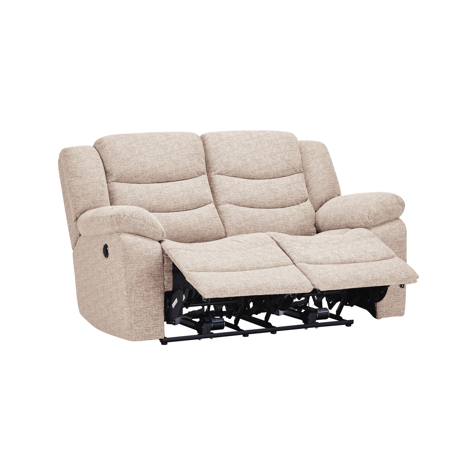 Grayson 2 Seater Electric Recliner Sofa Oatmeal Fabric – Sofa