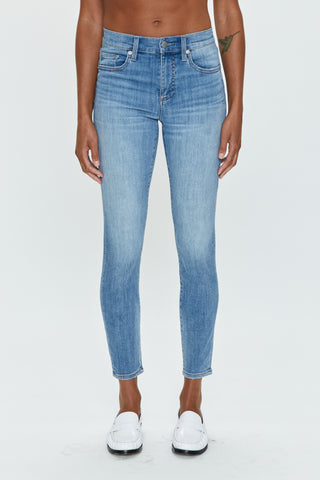 Lexi Mid Rise Bowed Straight - Artisan – Pistola Denim