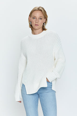 Alpine Cozy Crew Neck Sweater - Ivory – Pistola Denim