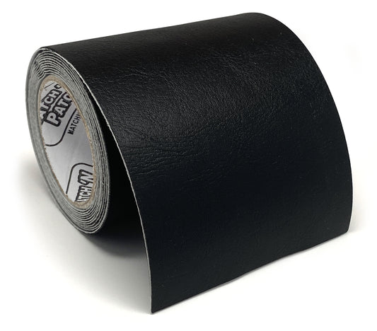 1pc Black 50x137cm Self-adhesive Leather Patch