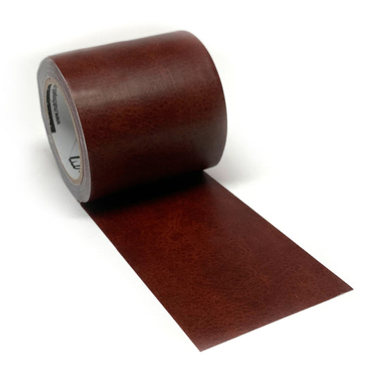 DARK BROWN Leather Repair Kit for holes, tears, scratches burns in  furniture