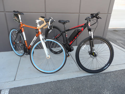 E-bikes with conversion kits