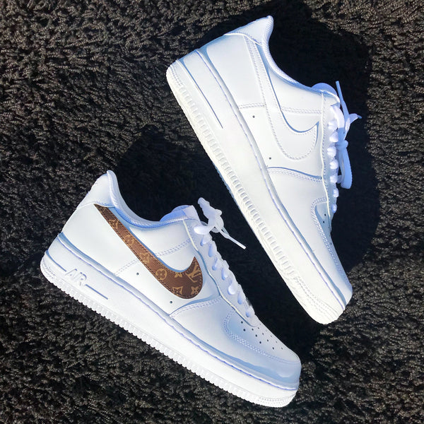 Nike Air Force 1 LV Swoosh Brown – SMcustoms