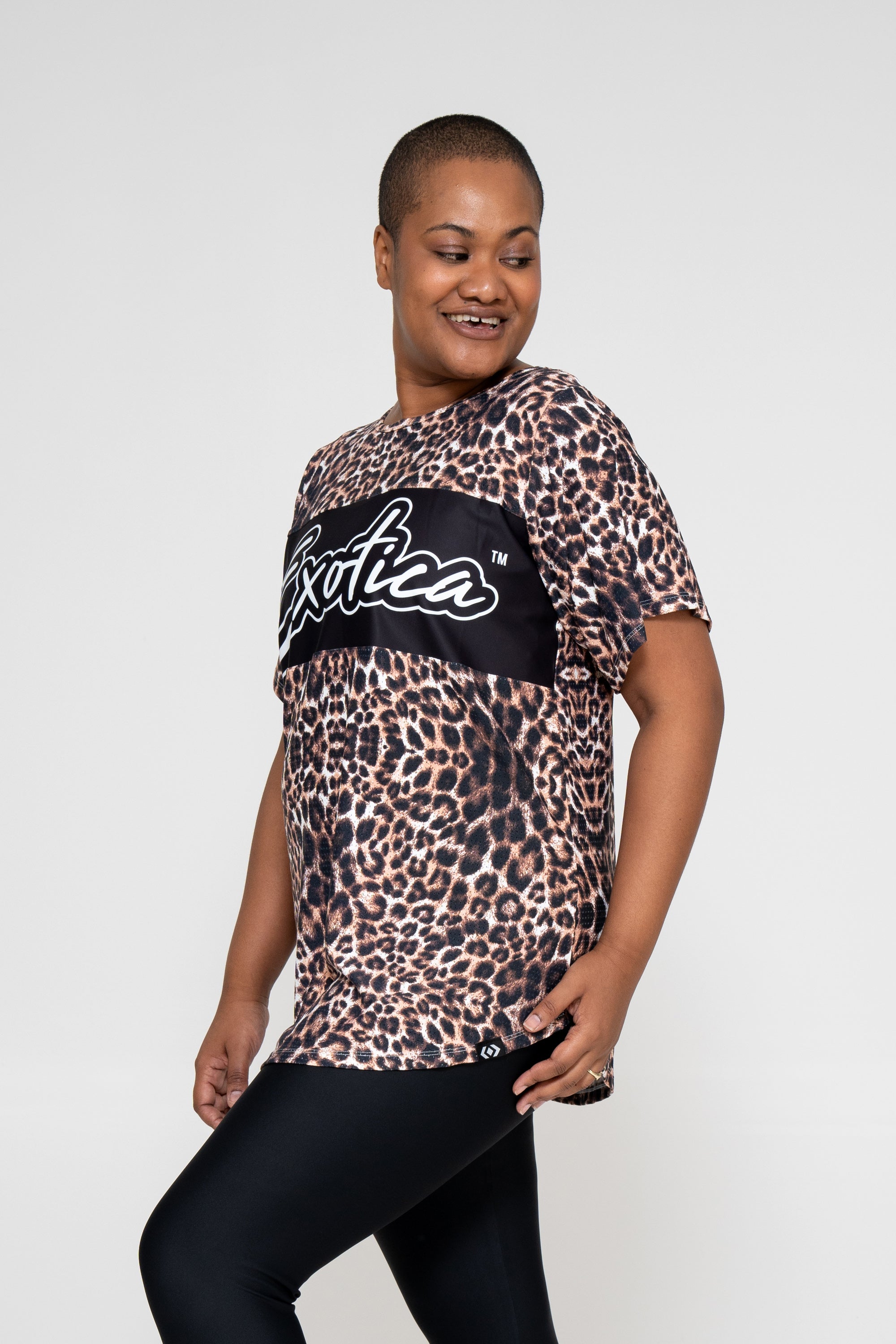 Cavegirl Bball Mesh - Exotica Boyfriend Tee