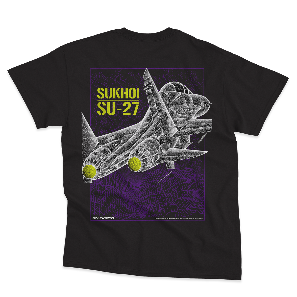 SUKHOI SU-27 TEE SHIRTS I BLACKBIRD® FLIGHT WEAR — Blackbird Flight Wear