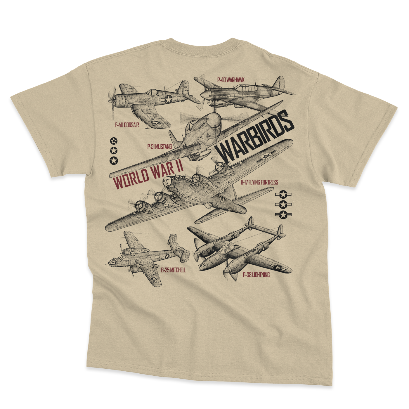 World War 2 Warbirds Tee I Blackbird® Flight Wear – Blackbird Flight Wear