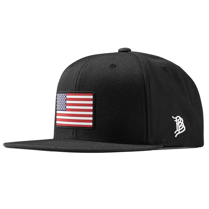 Oversized Old Glory PVC Classic Snapback