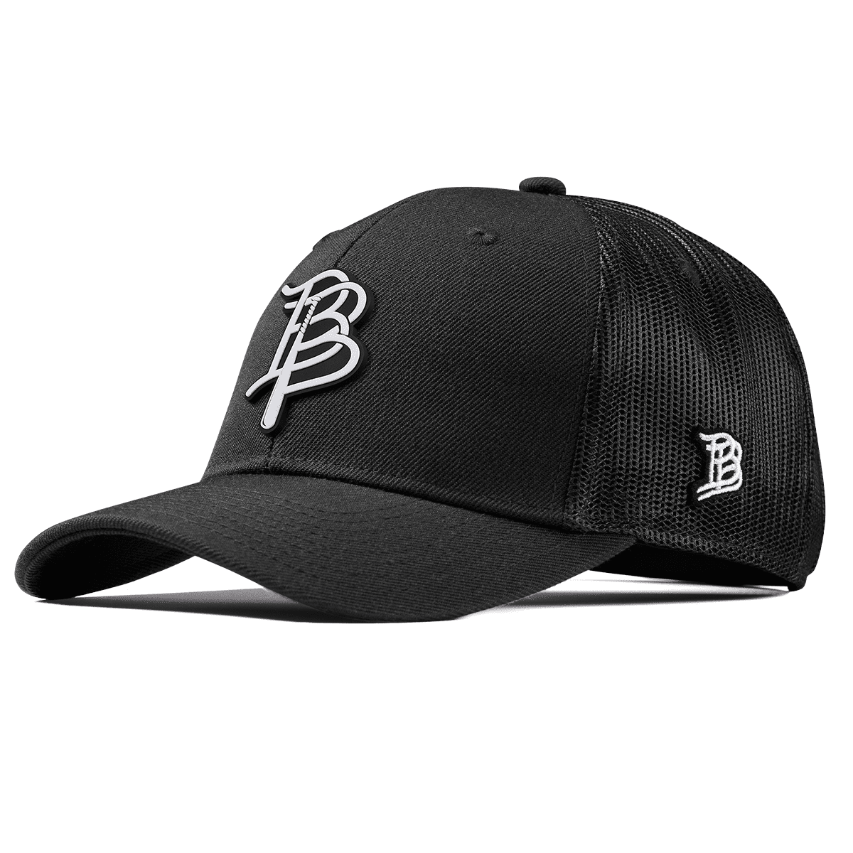 BB Baseball Cutout PVC Curved Trucker