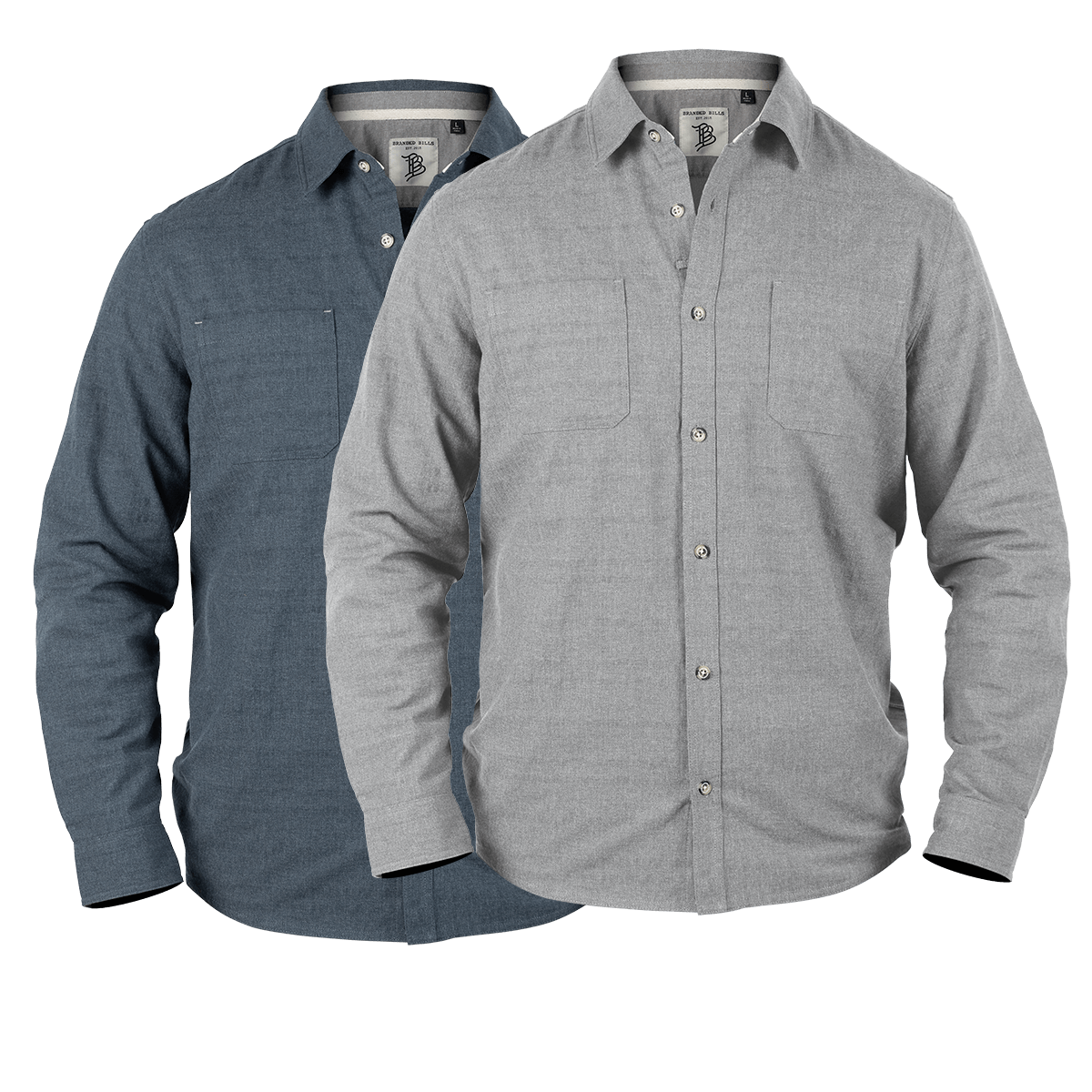 Myca™ Solid Button-Up 2-Pack