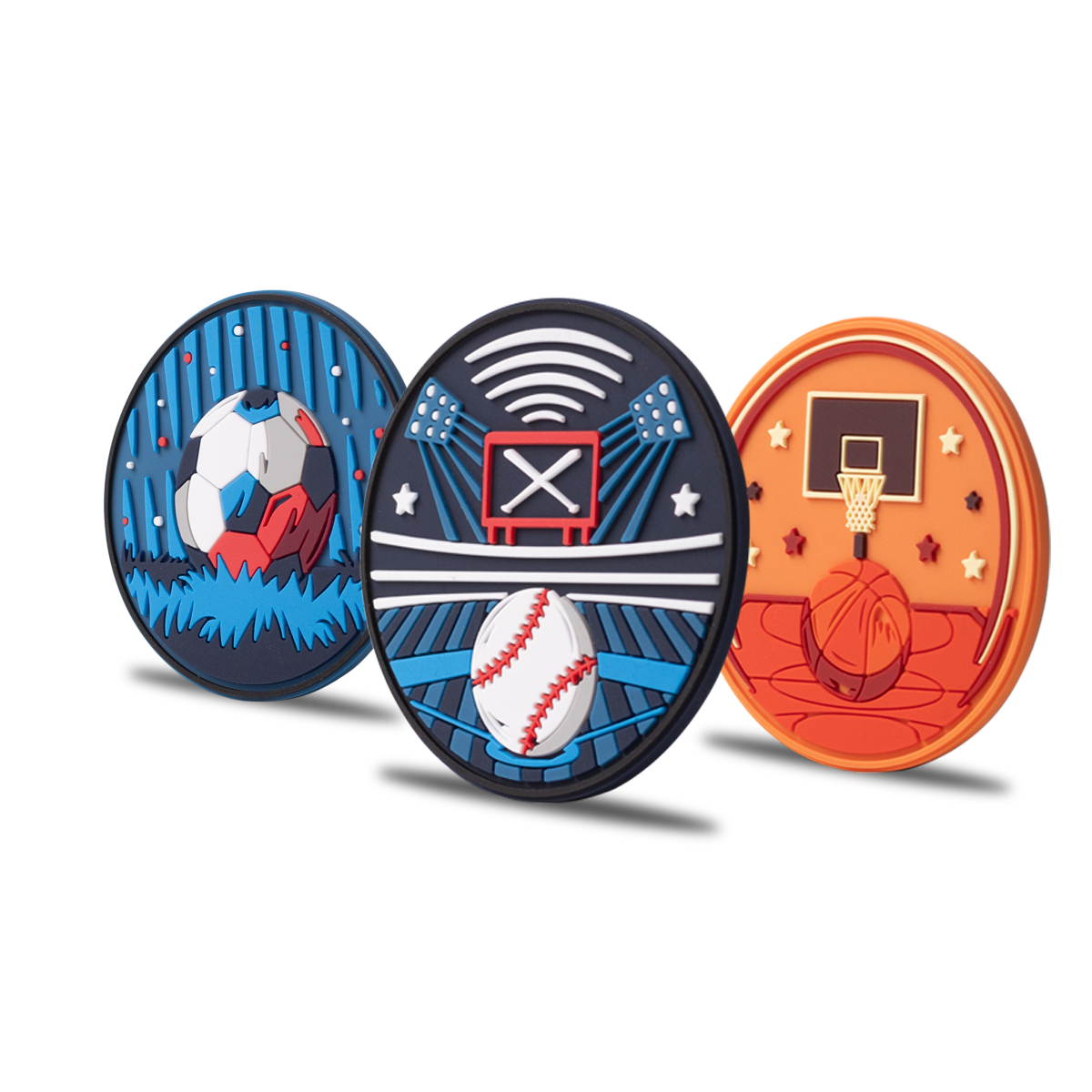 Kids Hat Velcro Patches - Sports Pack