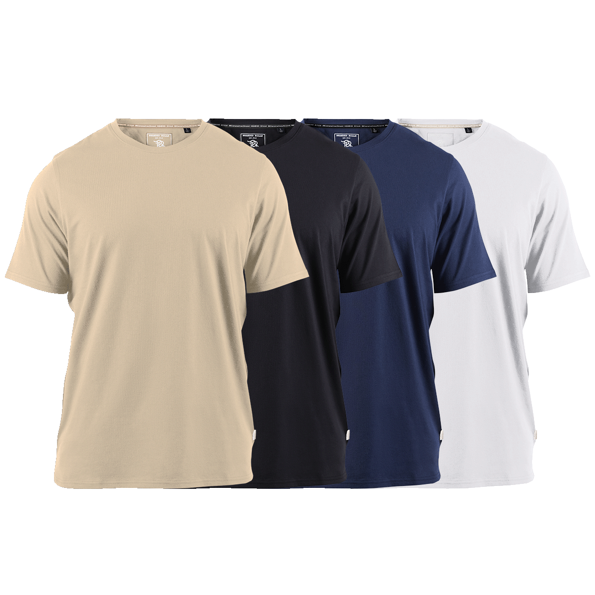 Cortaro Tee 4-Pack Sand + Black + Navy + White