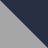 undefined - Heather Gray + Navy