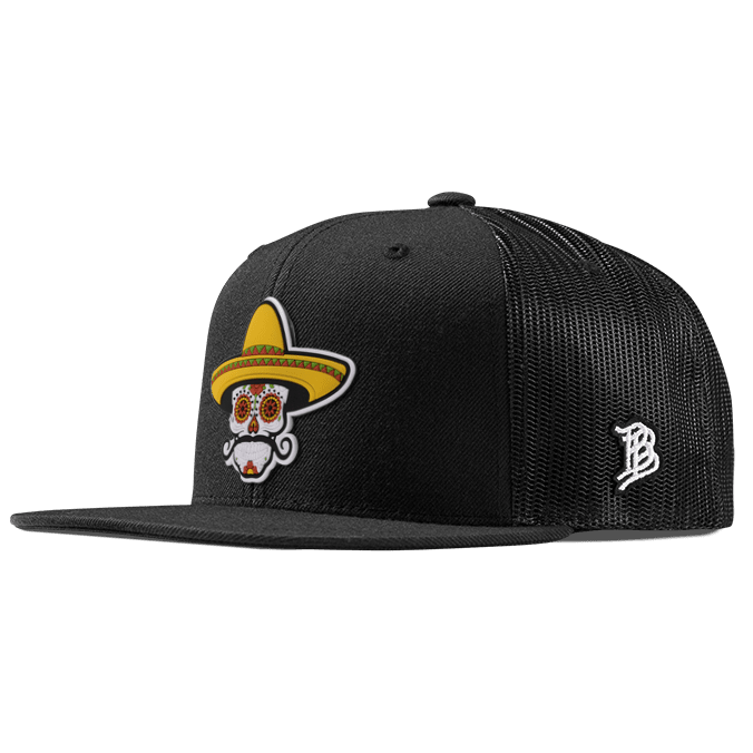 Sombrero Skull PVC Flat Trucker