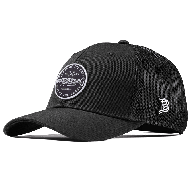 Oversized Hardworking PVC Curved Trucker