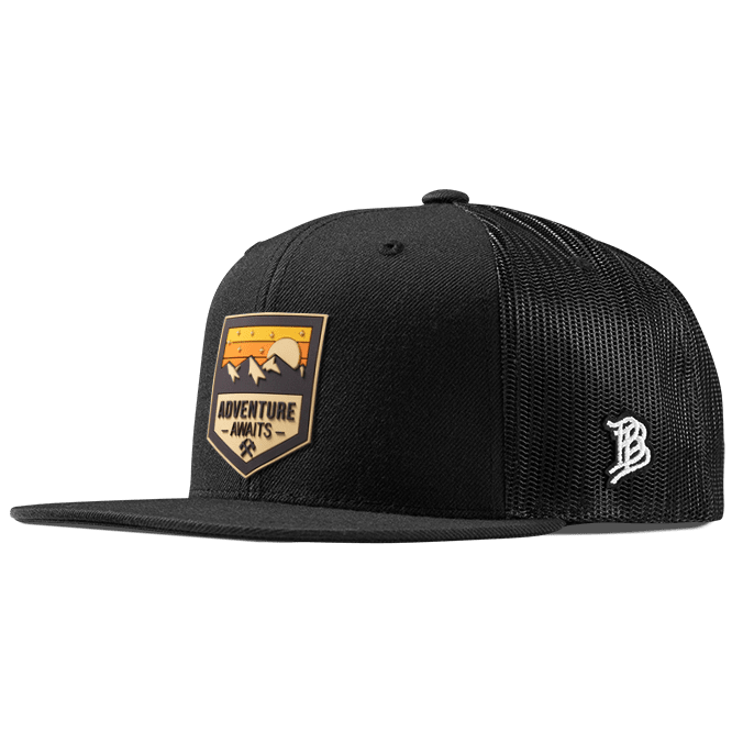 Adventure Awaits PVC Flat Trucker