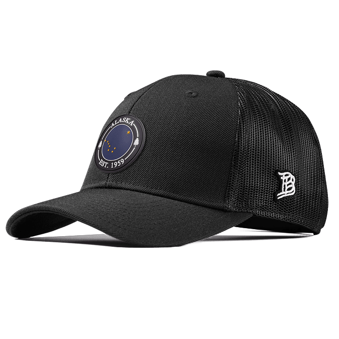 Alaska Compass Curved Trucker