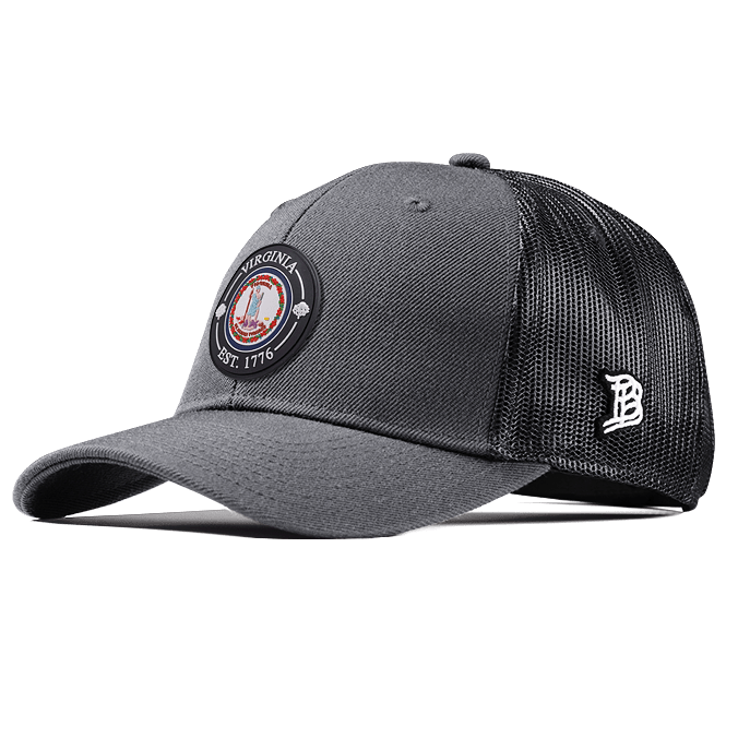 Virginia Compass Curved Trucker