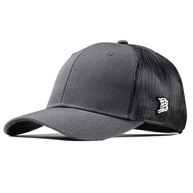 Branded Bills 'The 18 PVC' Louisiana Patch Hat Flat Trucker - One Size Fits  All (Black/Black) at  Men's Clothing store