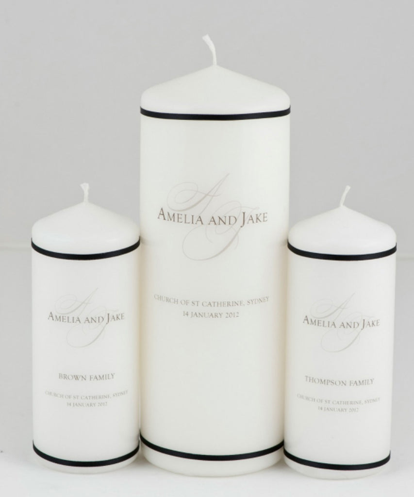 wedding candle set