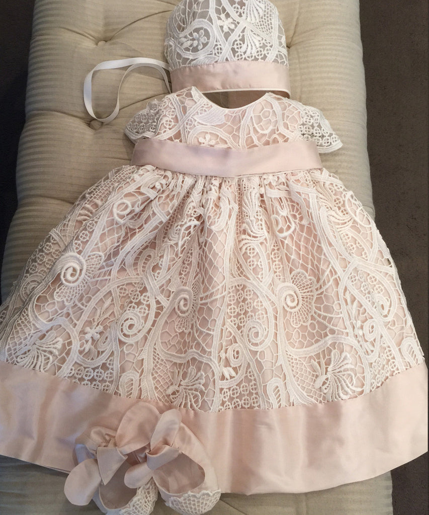 baby dress with lace