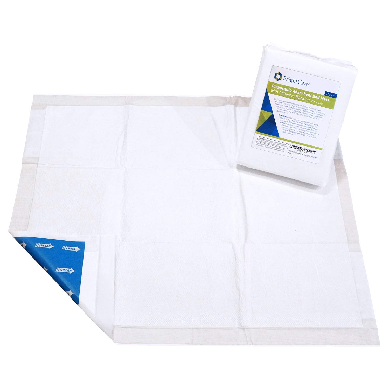 Disposable Absorbent Waterproof Bed Mats With Adhesive 30wx36l