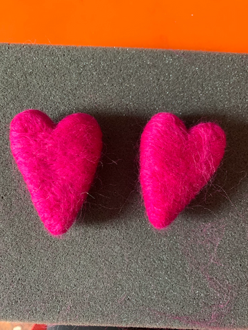 Heart Garland Needle Felting Kit