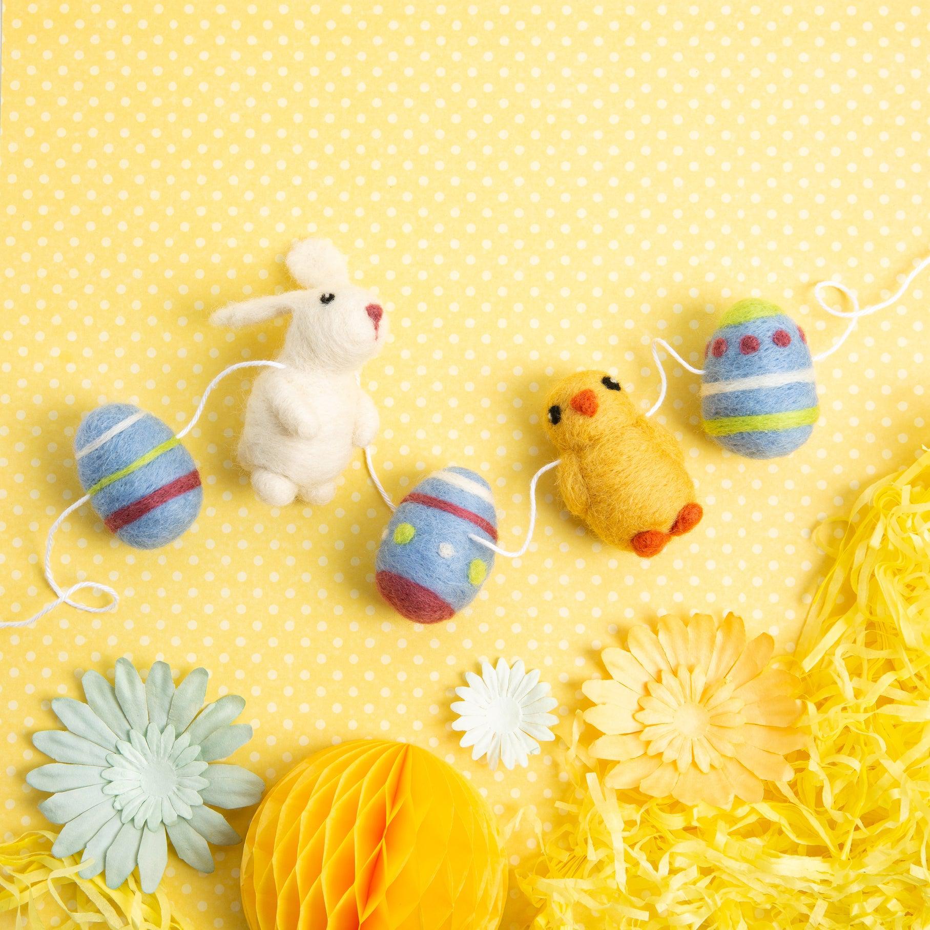 Image of Easter Garland Needle Felting Kit